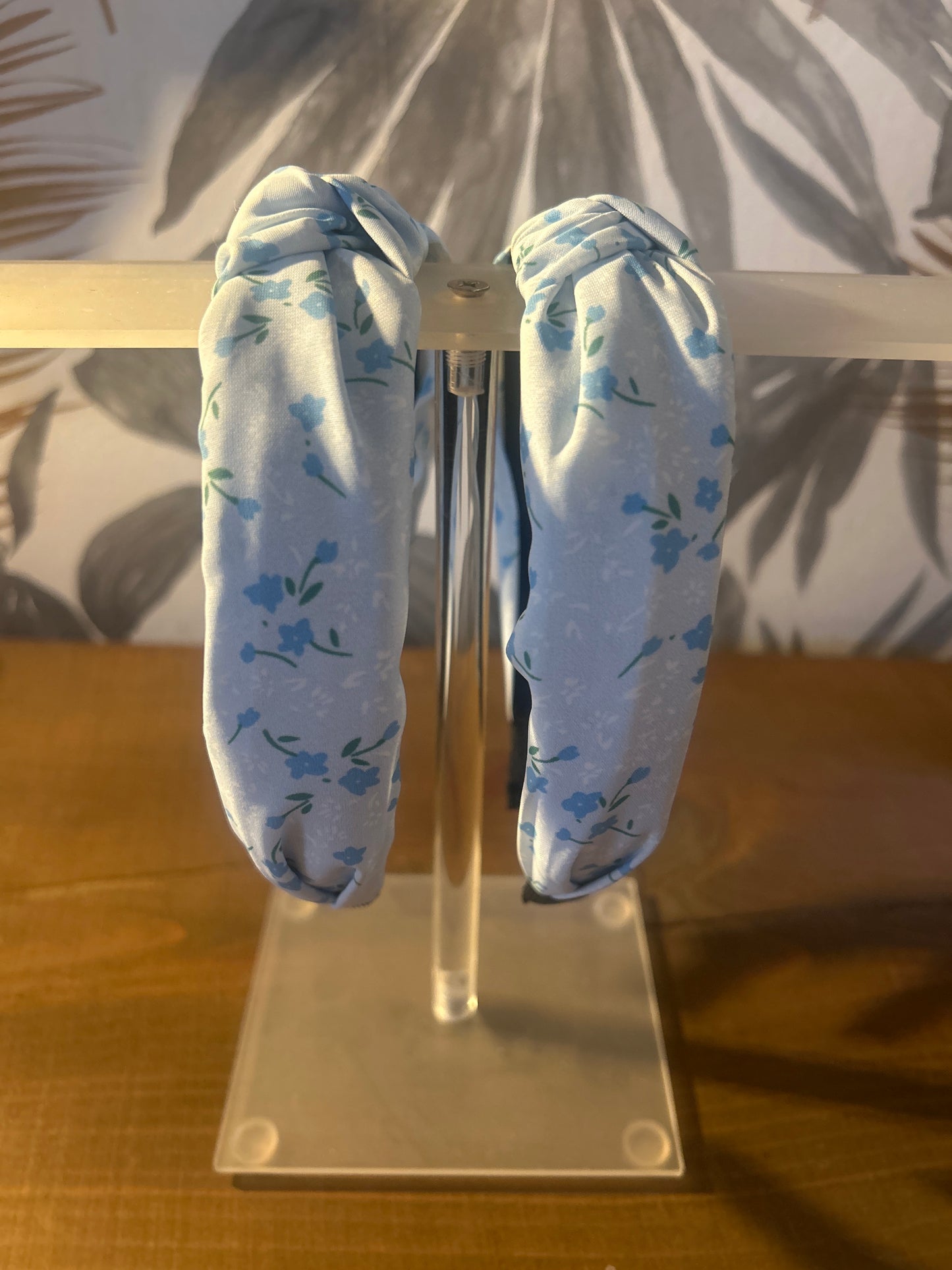 Blue Floral Headband