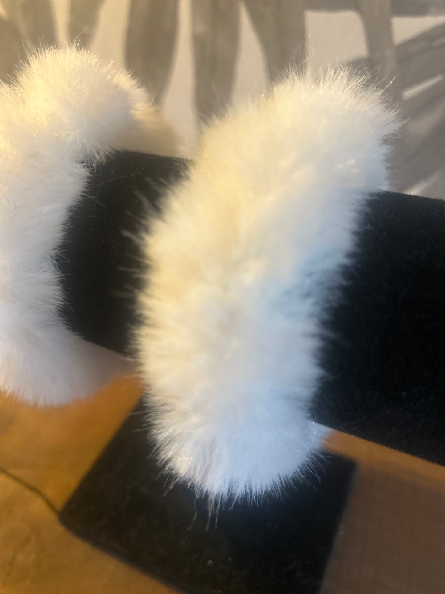 White Fluffy Bobble