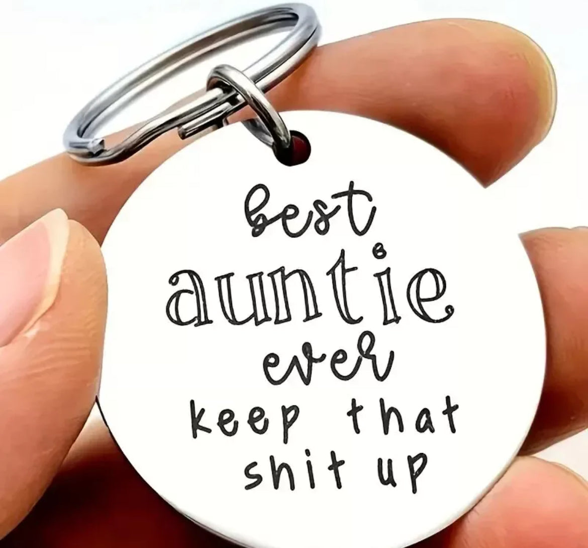 Best Auntie Ever Keyring