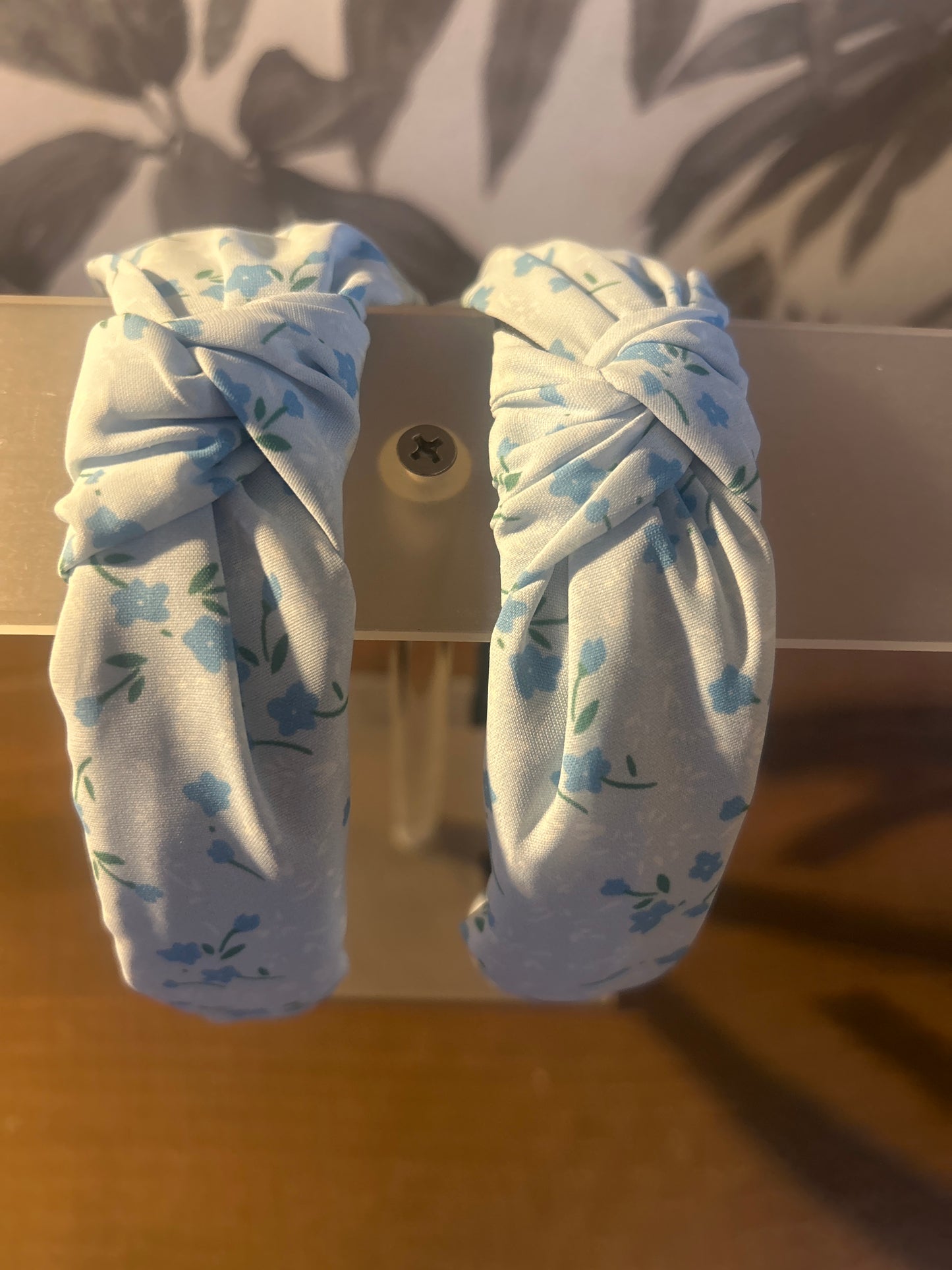 Blue Floral Headband