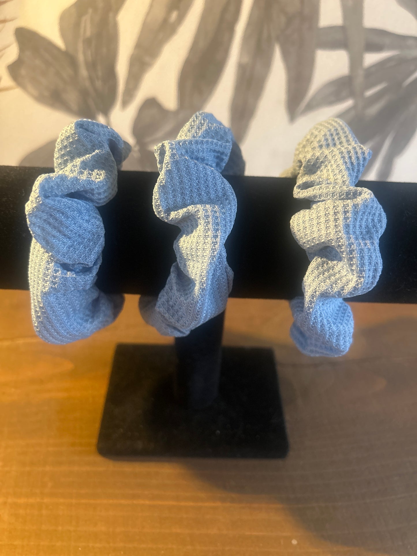 Blue Waffle Scrunchie