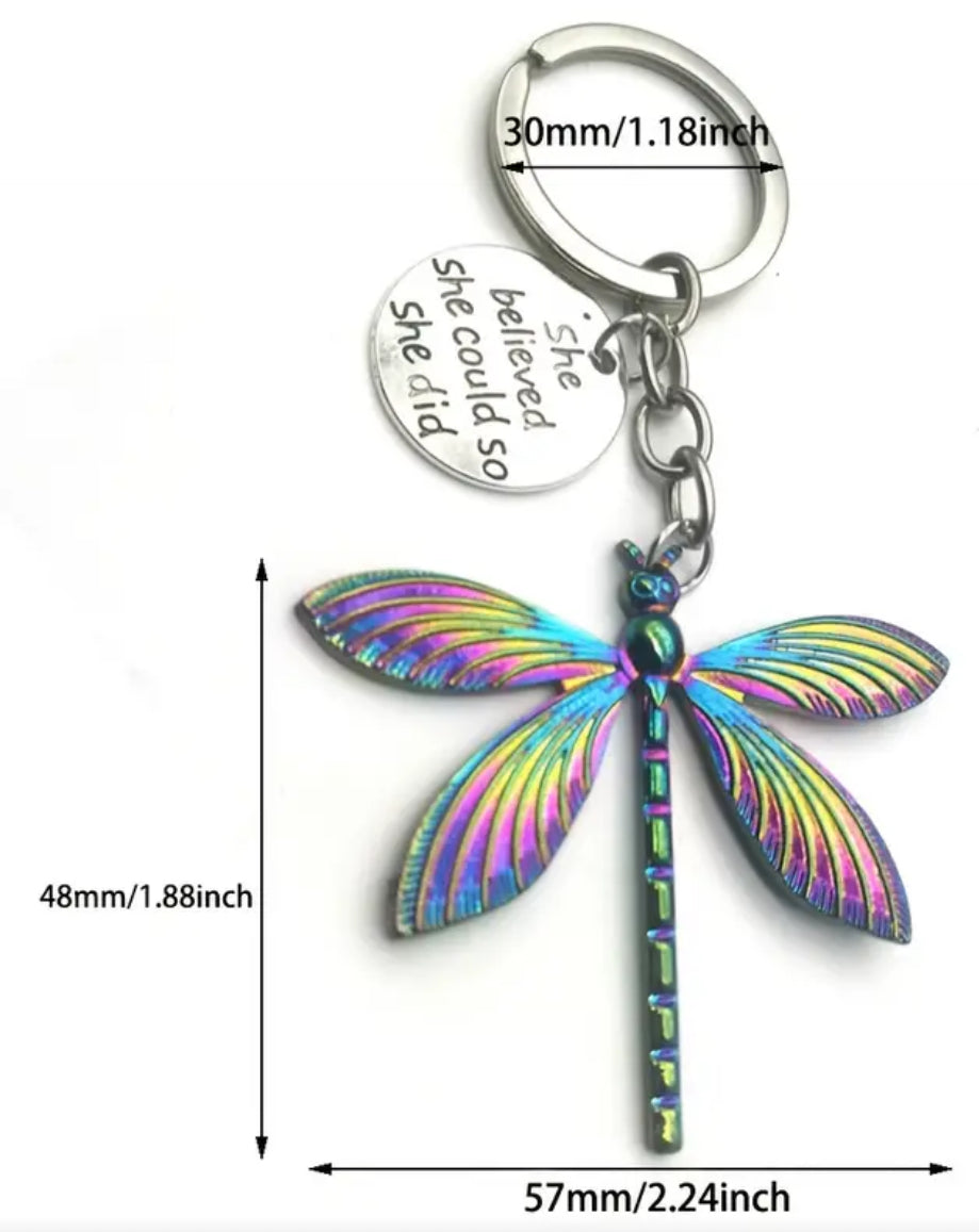 Dragonfly Keyring