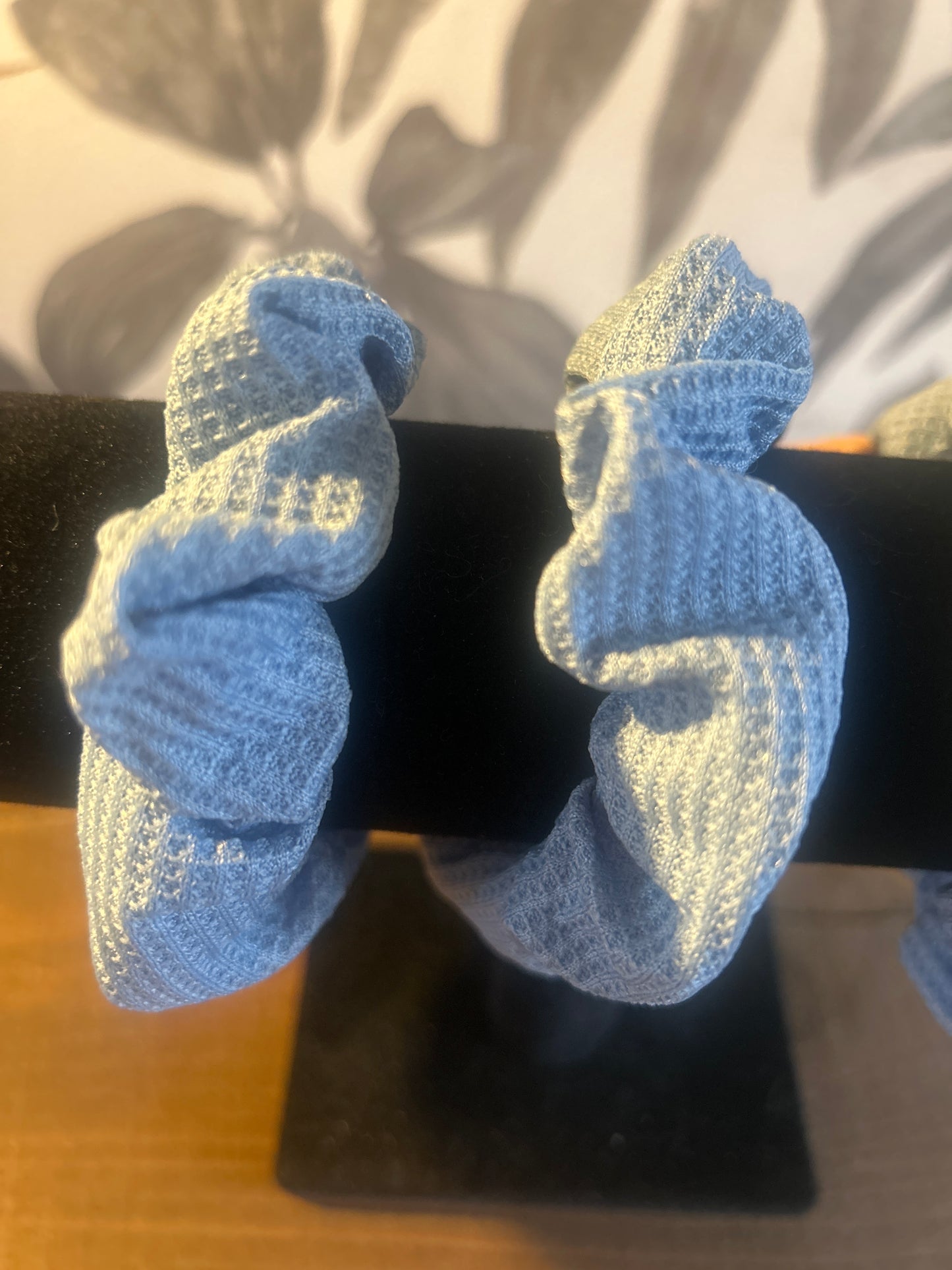 Blue Waffle Scrunchie