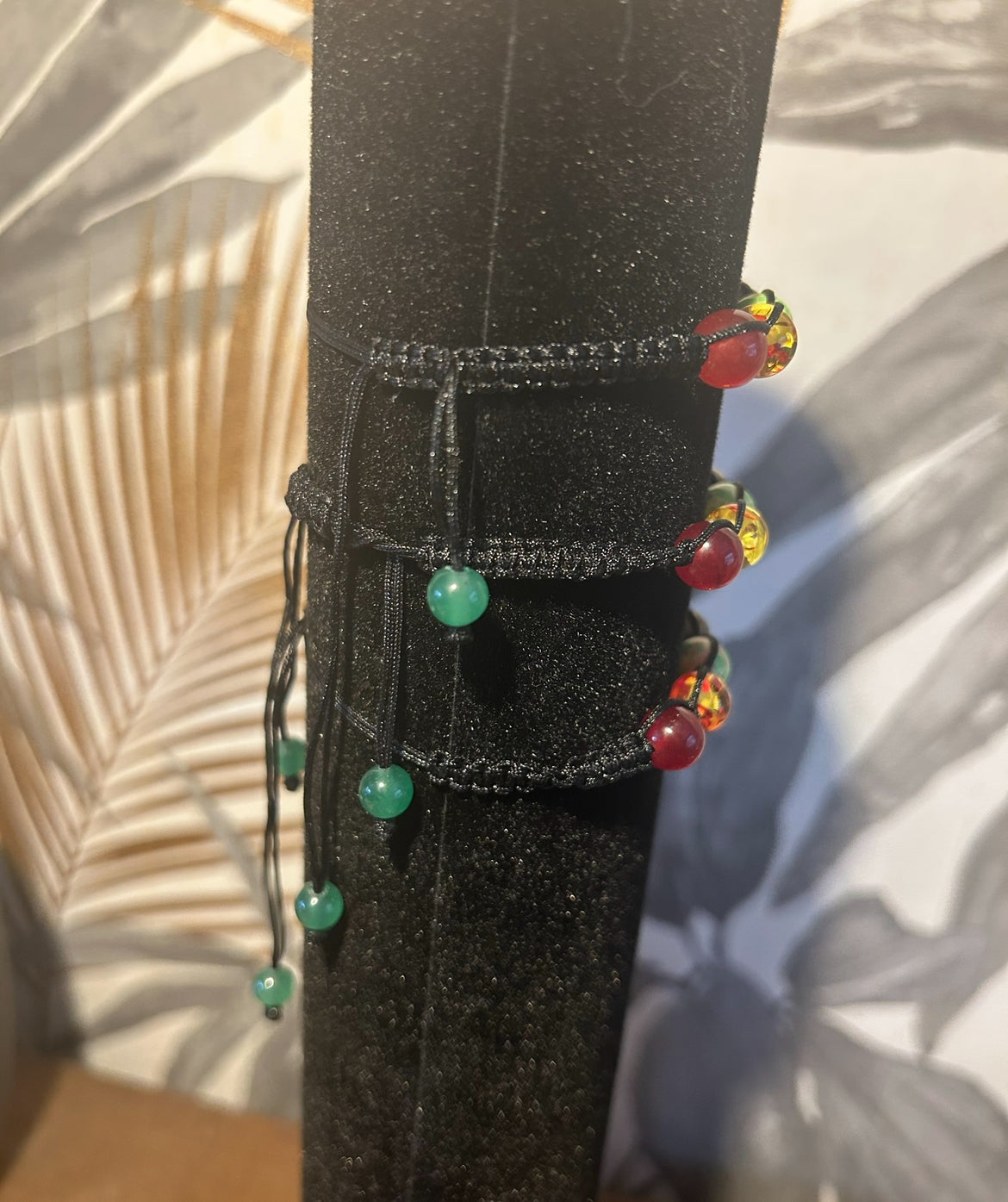 Chakra Style Black Bracelet