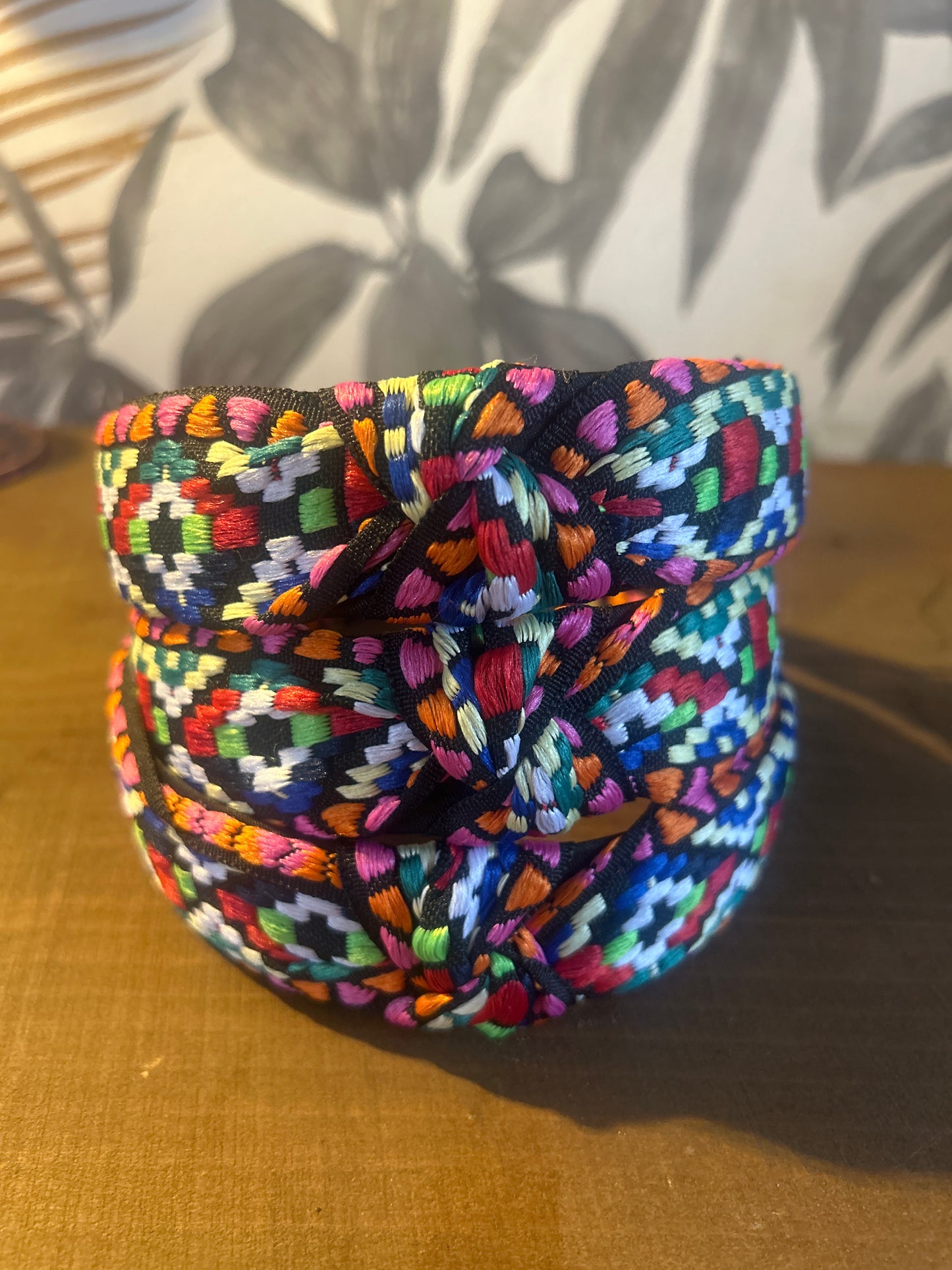 Aztec Multi Coloured Retro Headband