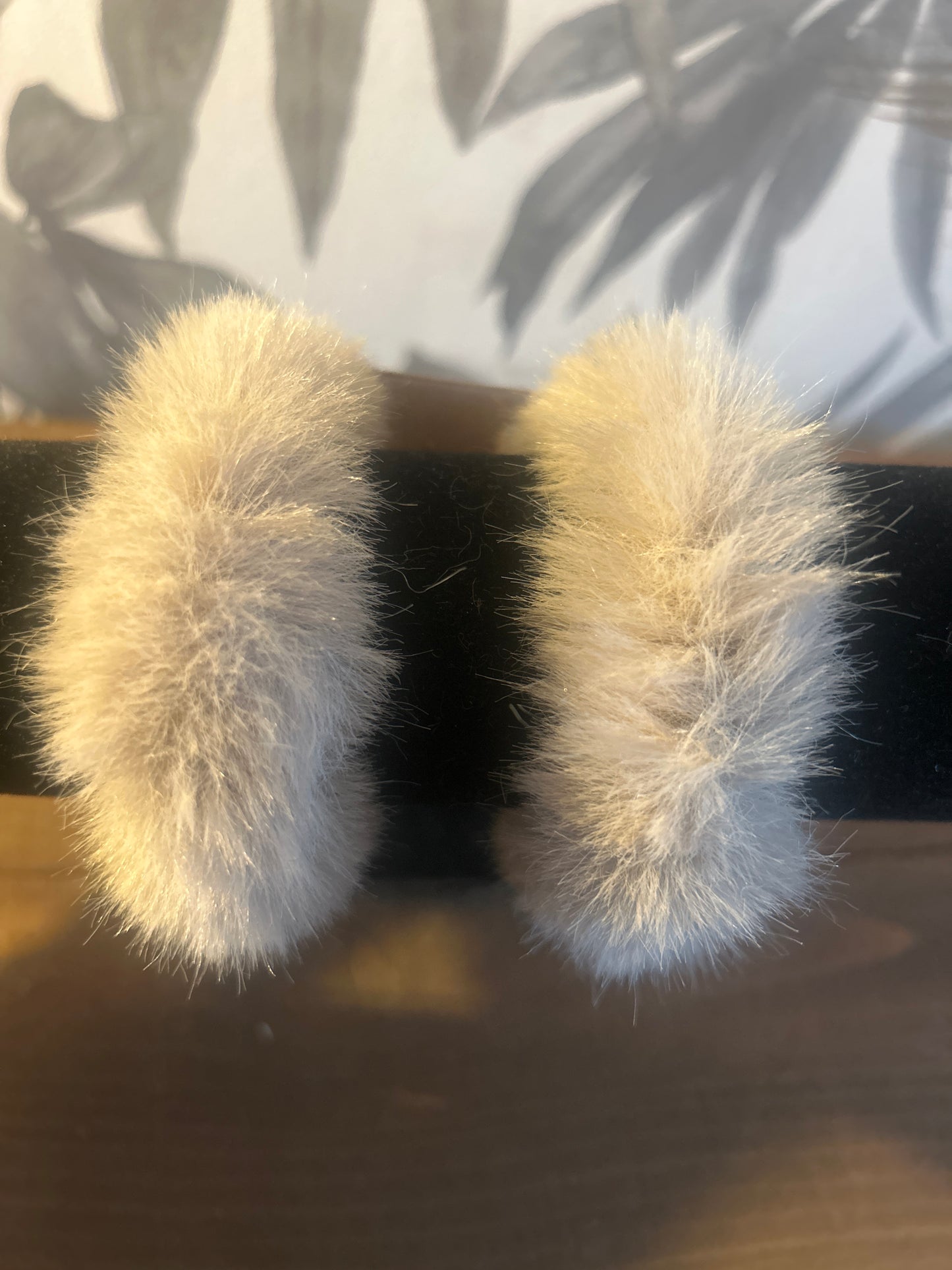 Beige Fluffy Bobble
