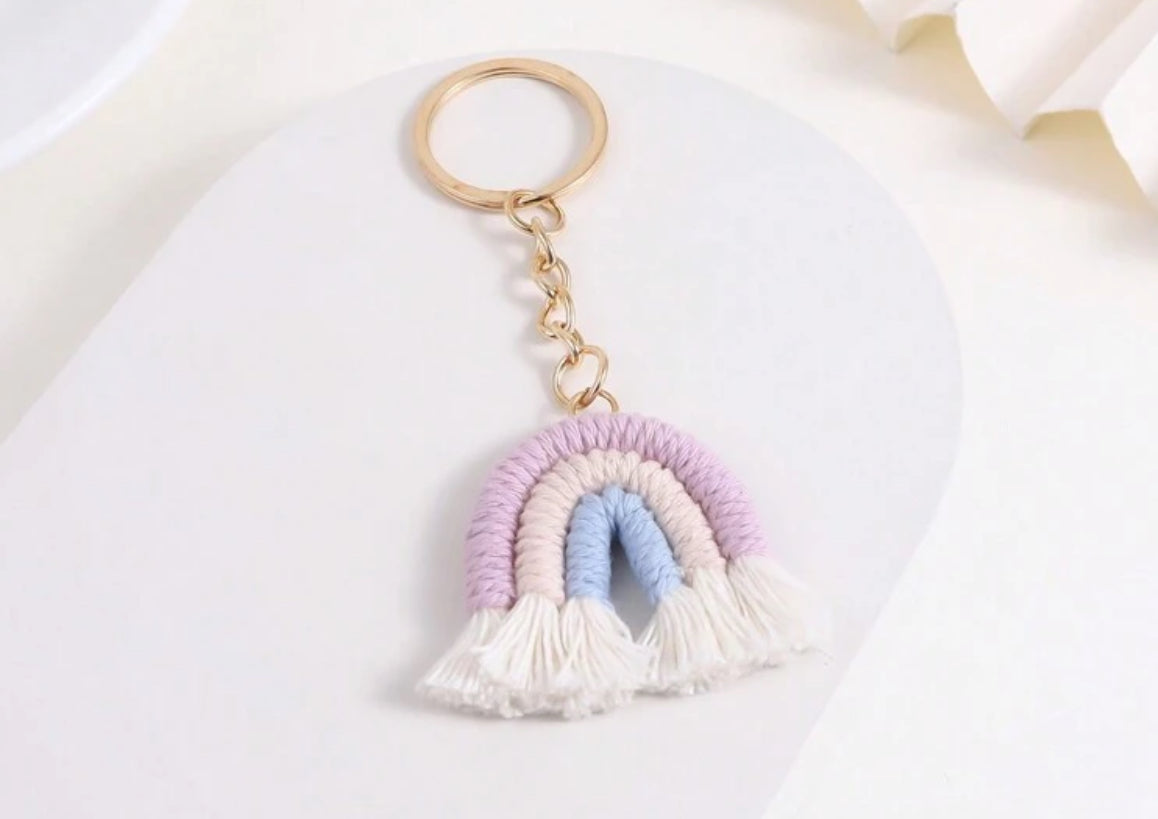 Rainbow Keyring Various Colours