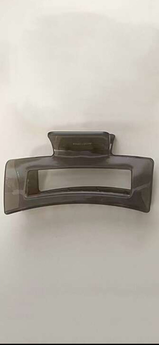 Jellybean Grey Claw Clip