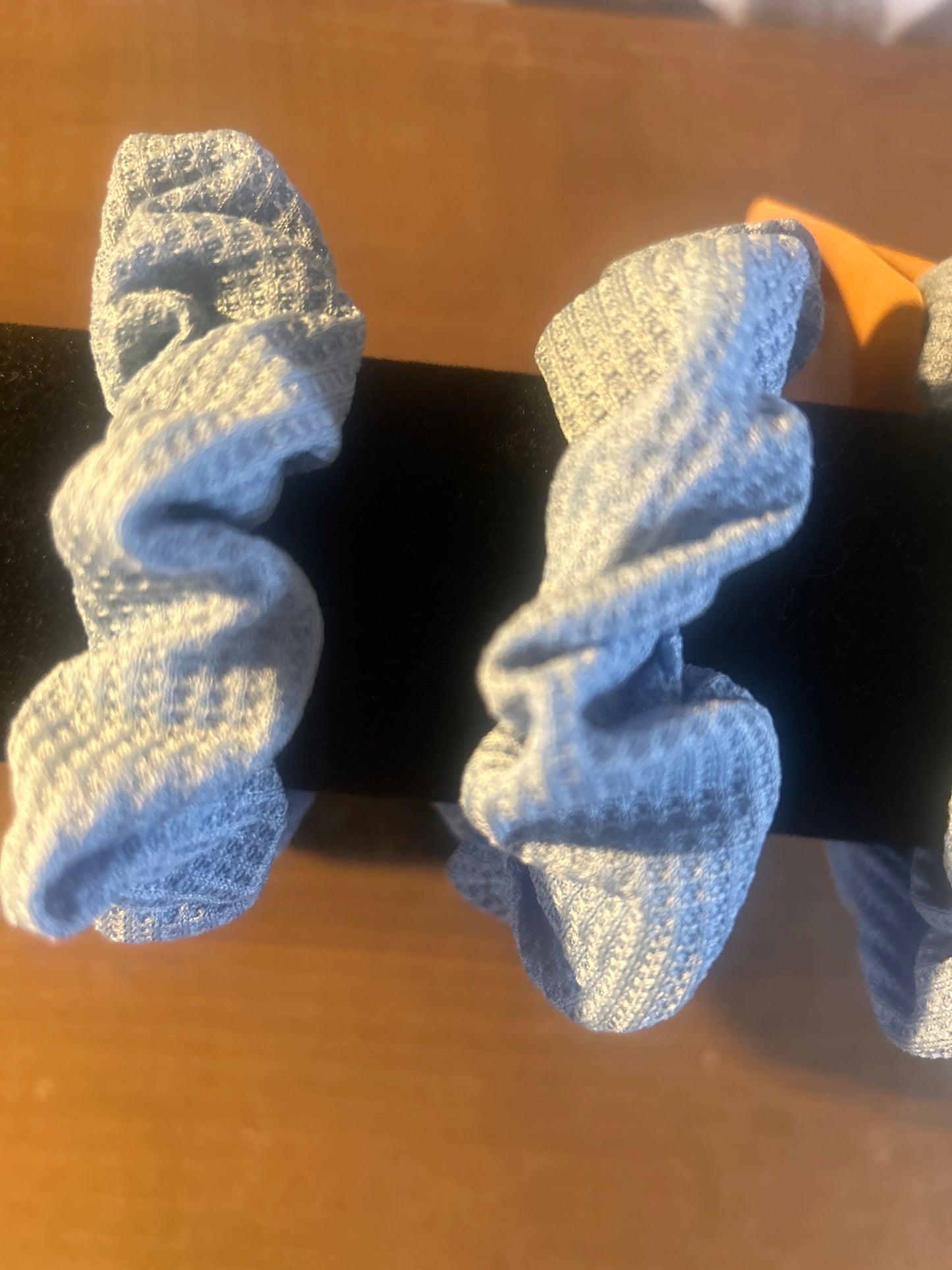 Blue Waffle Scrunchie
