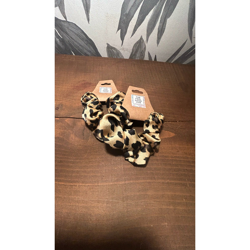 Leopard Print Scrunchie