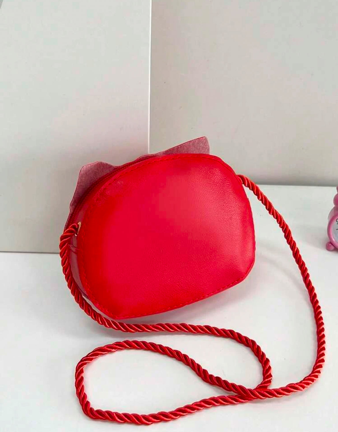 Kids Red Cat Handbag