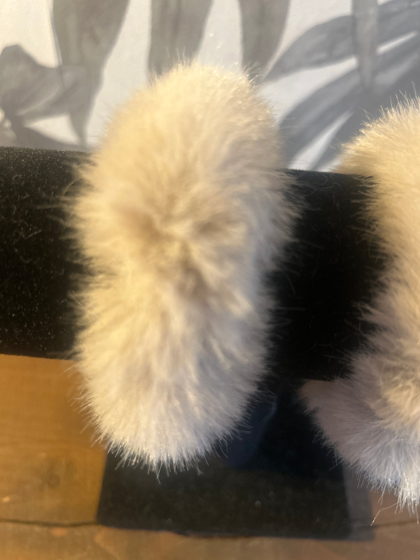 Beige Fluffy Bobble